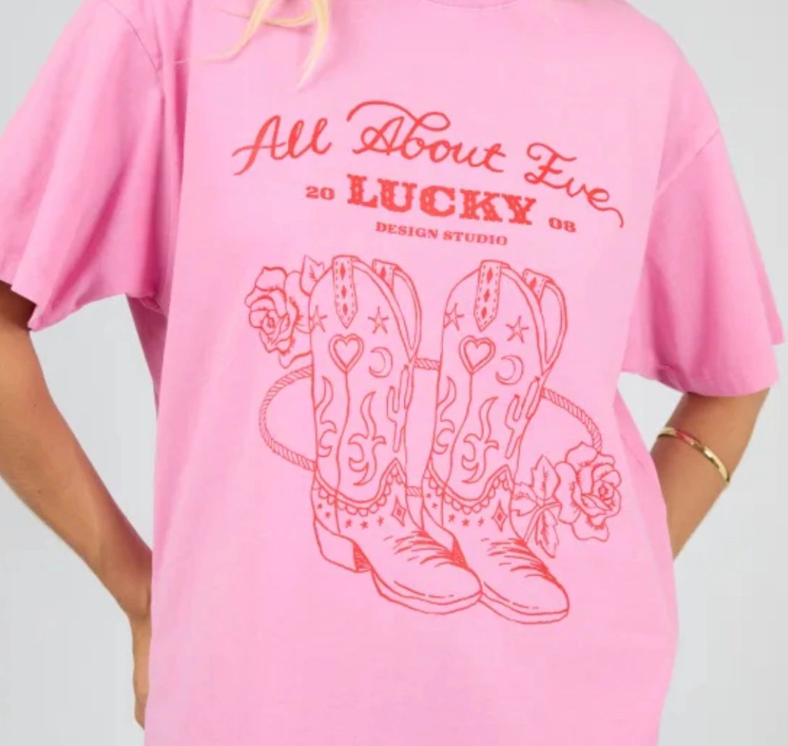 All About Eve Rodeo Relaxed Tee Asst Colour Secondary image