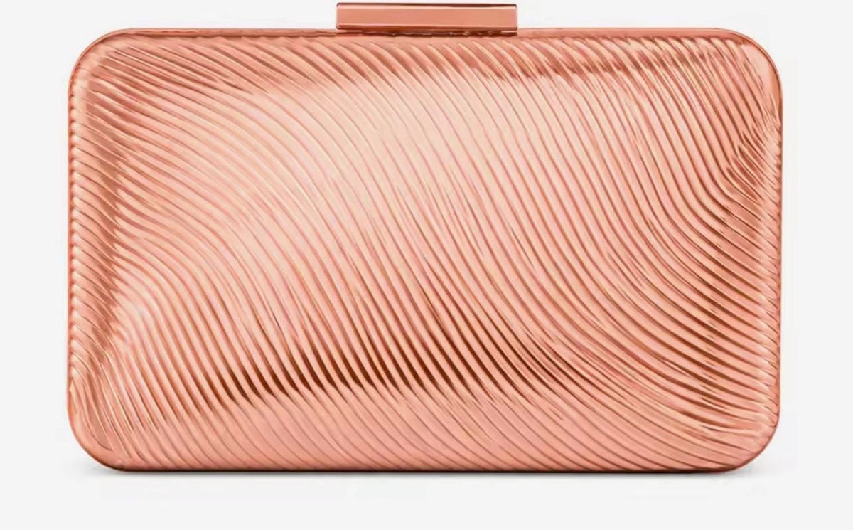 Rose Gold Hard Clutch Main image