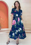 Melinda Navy Dress
