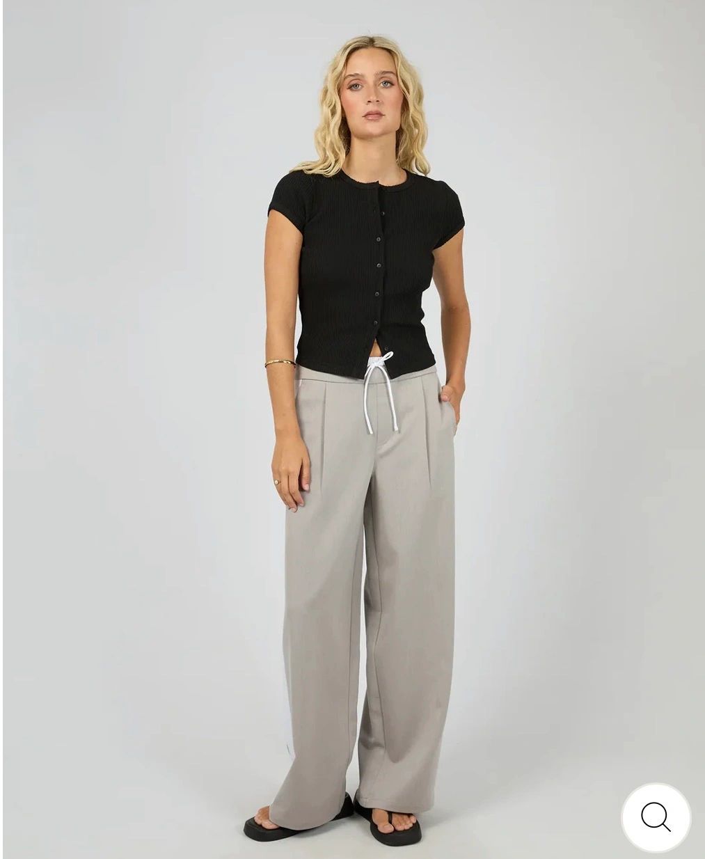 Bailey Knit Top Black
