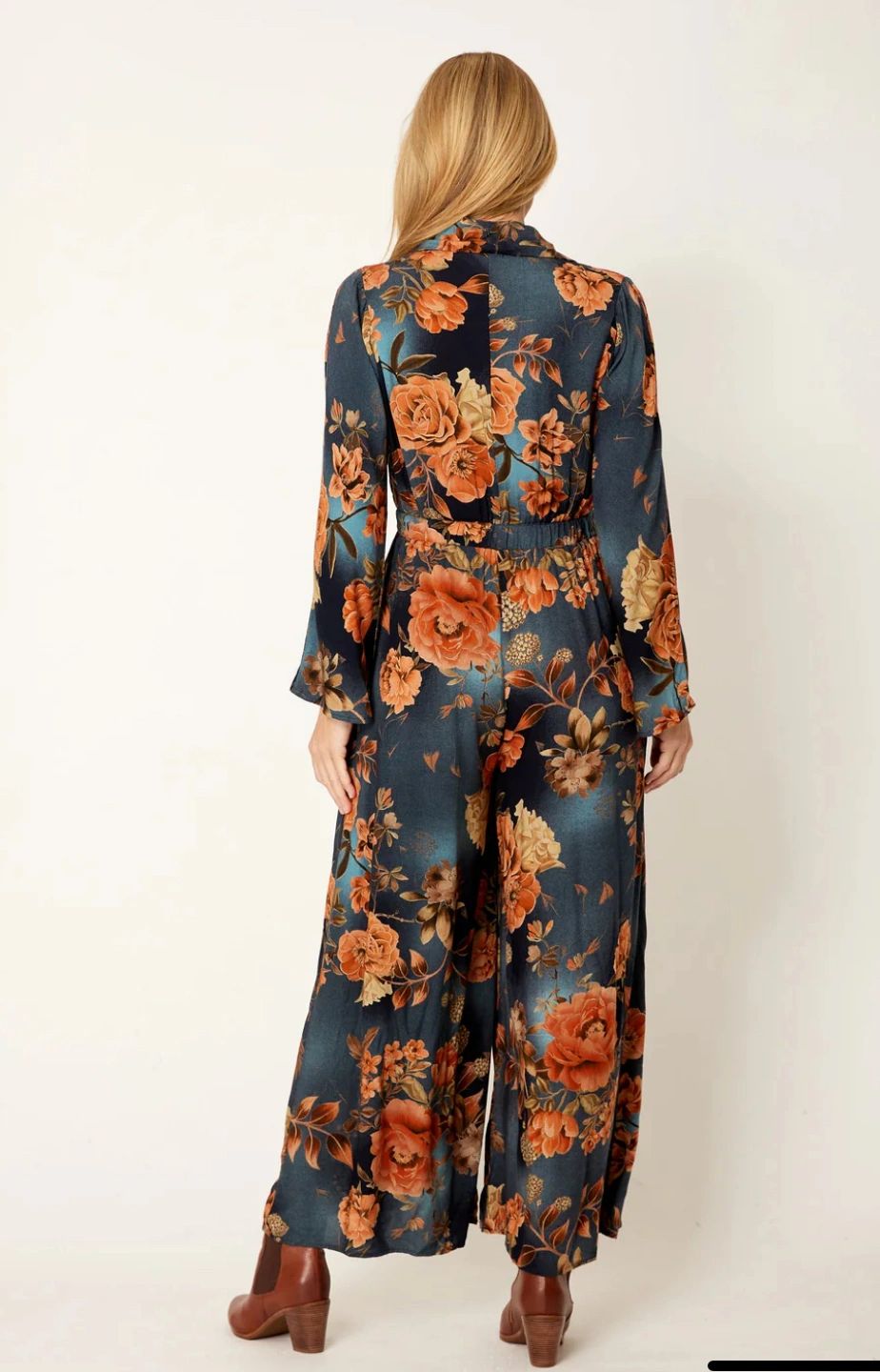 Cordelia Street Floral Patch Jumpsuit