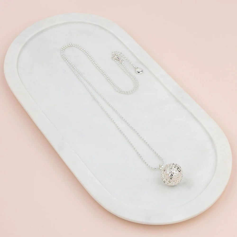 Silver Happy Harmony Ball Necklace Secondary image