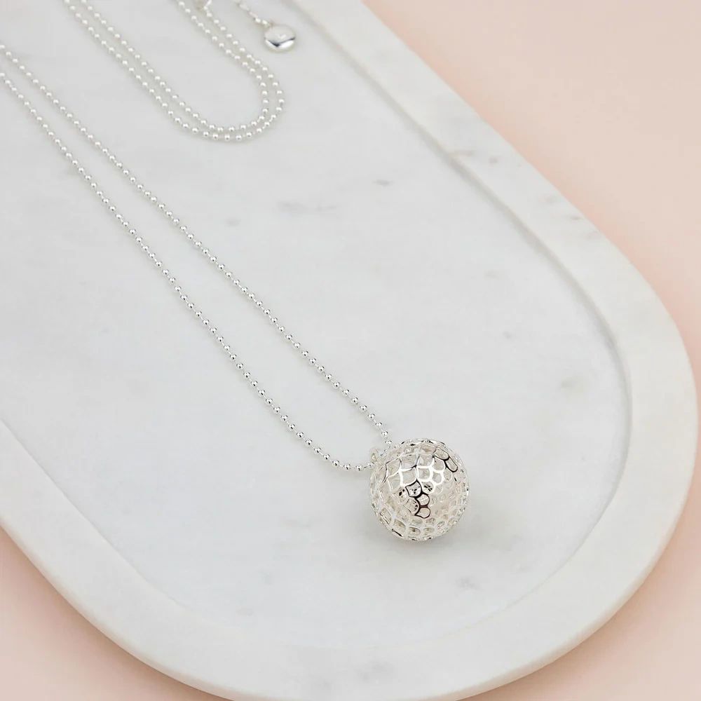 Silver Happy Harmony Ball Necklace Main image