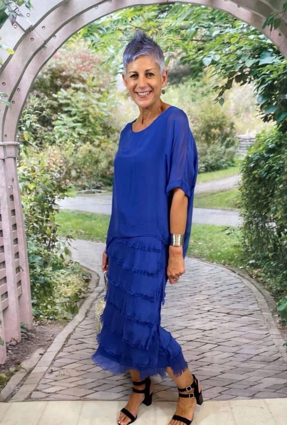 Cobalt Layered Dress Main image