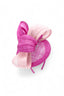 Heather Fascinator Hot Pink
