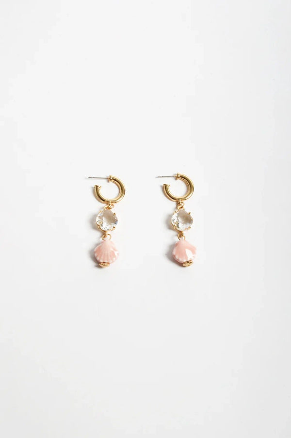 Ceramic Glass Shell Drop Hoops