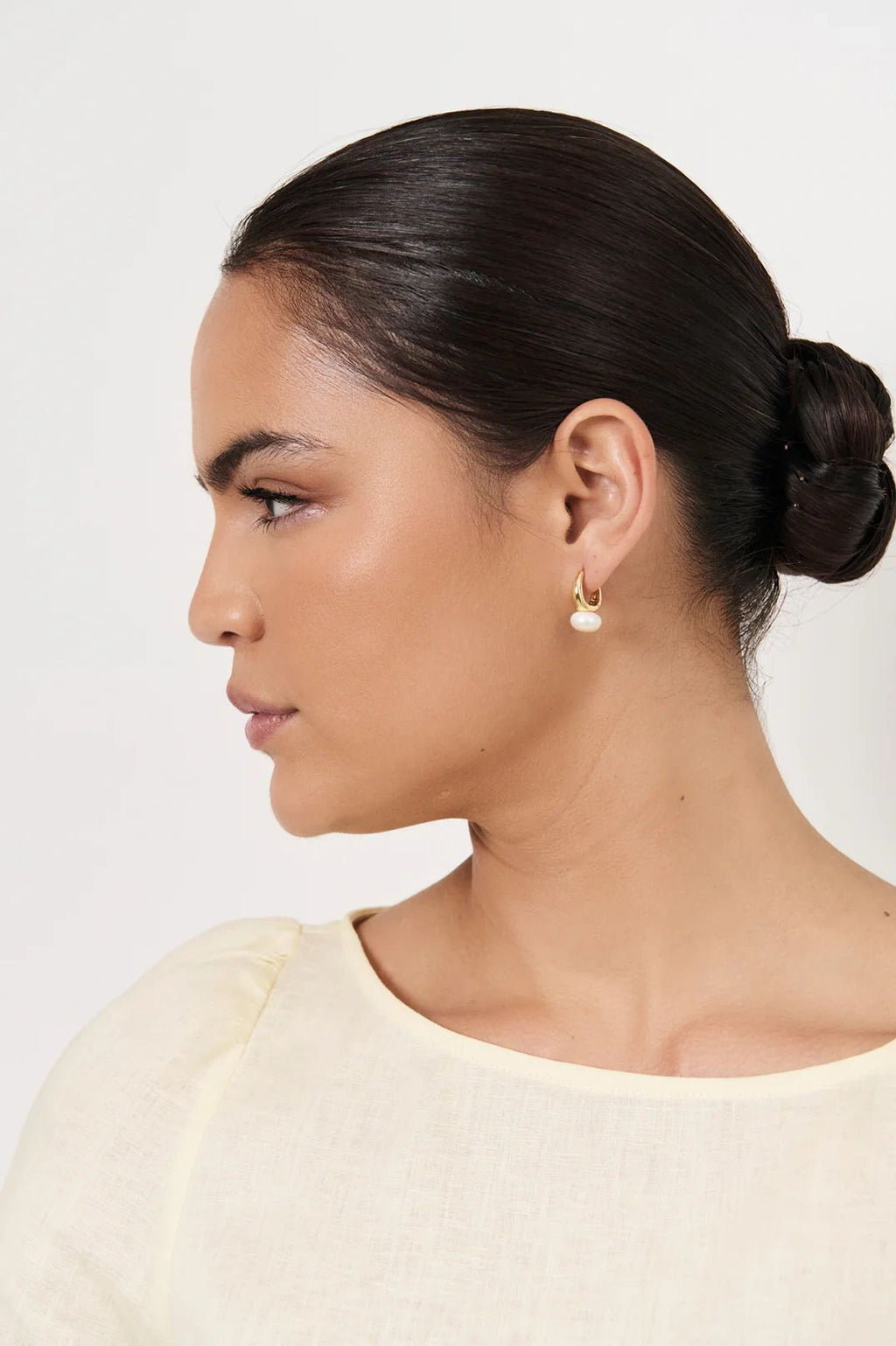Freshwater Pearl Mini Hoops Asst Colours
