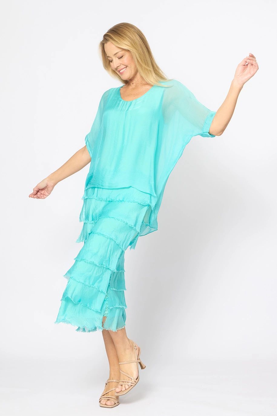 Aqua Layered Dress Main image