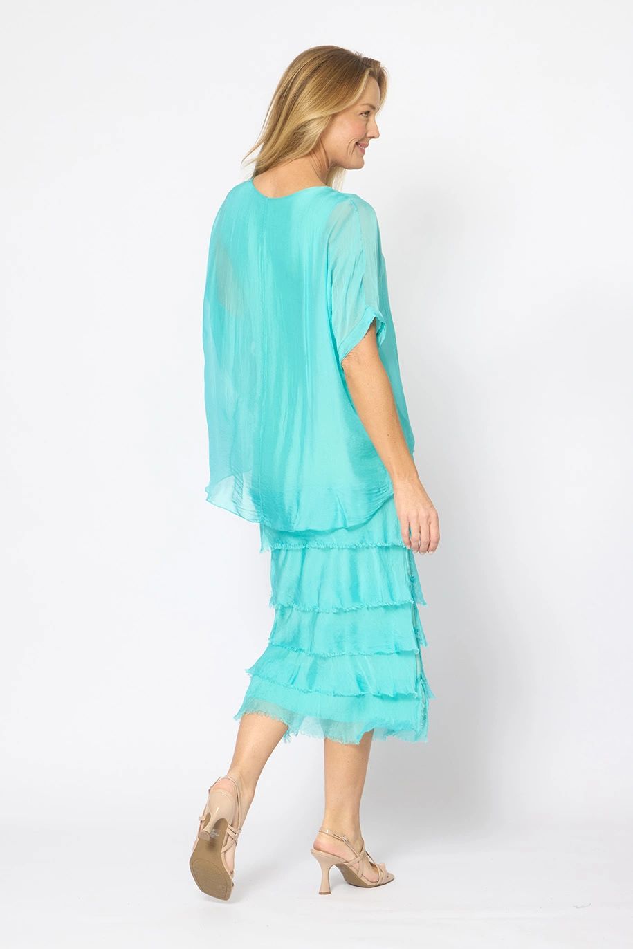 Aqua Layered Dress Secondary image