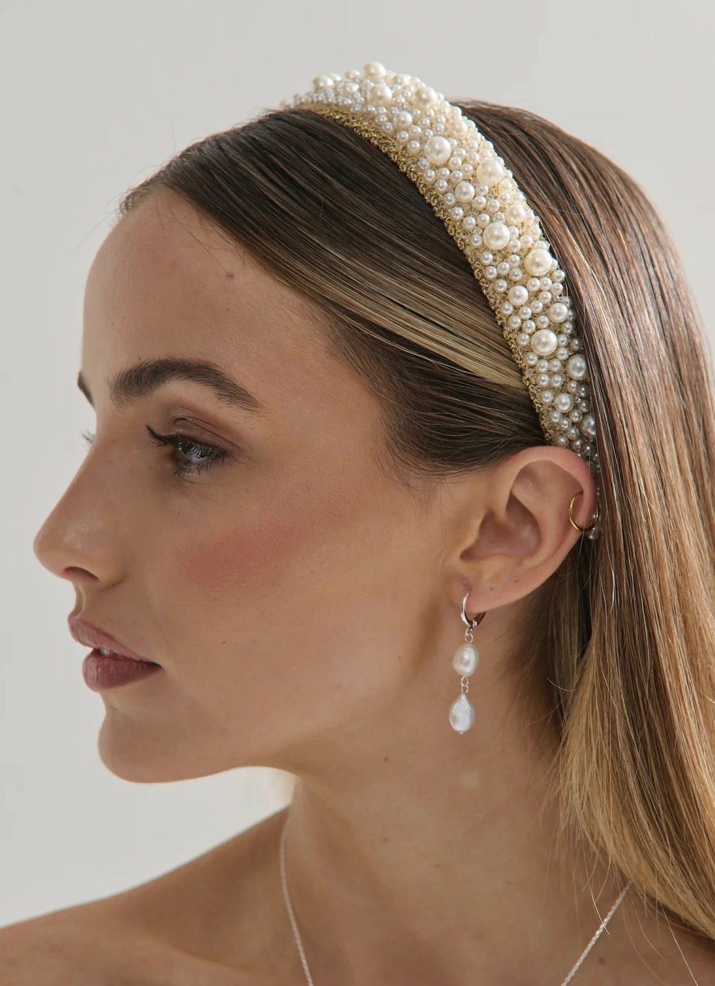 Bianca Pearl Beads Headband