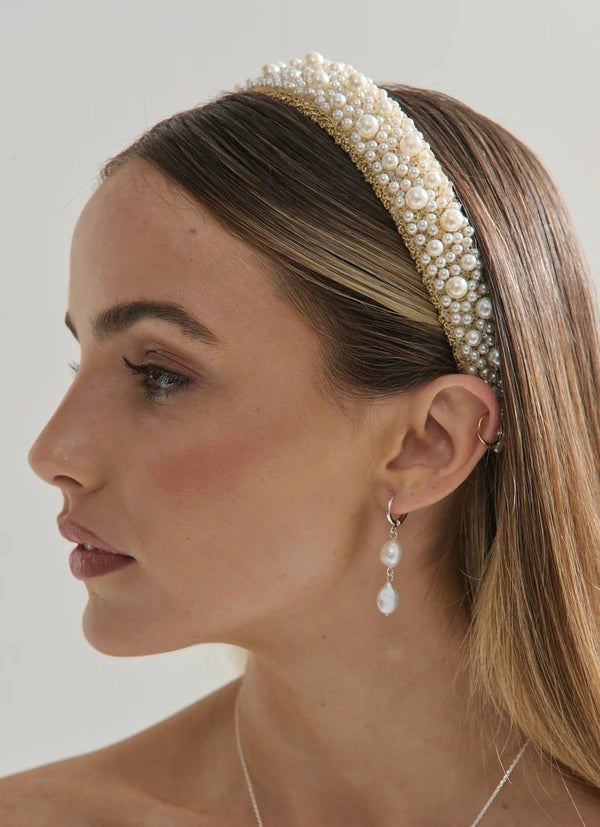 Bianca Pearl Beads Headband