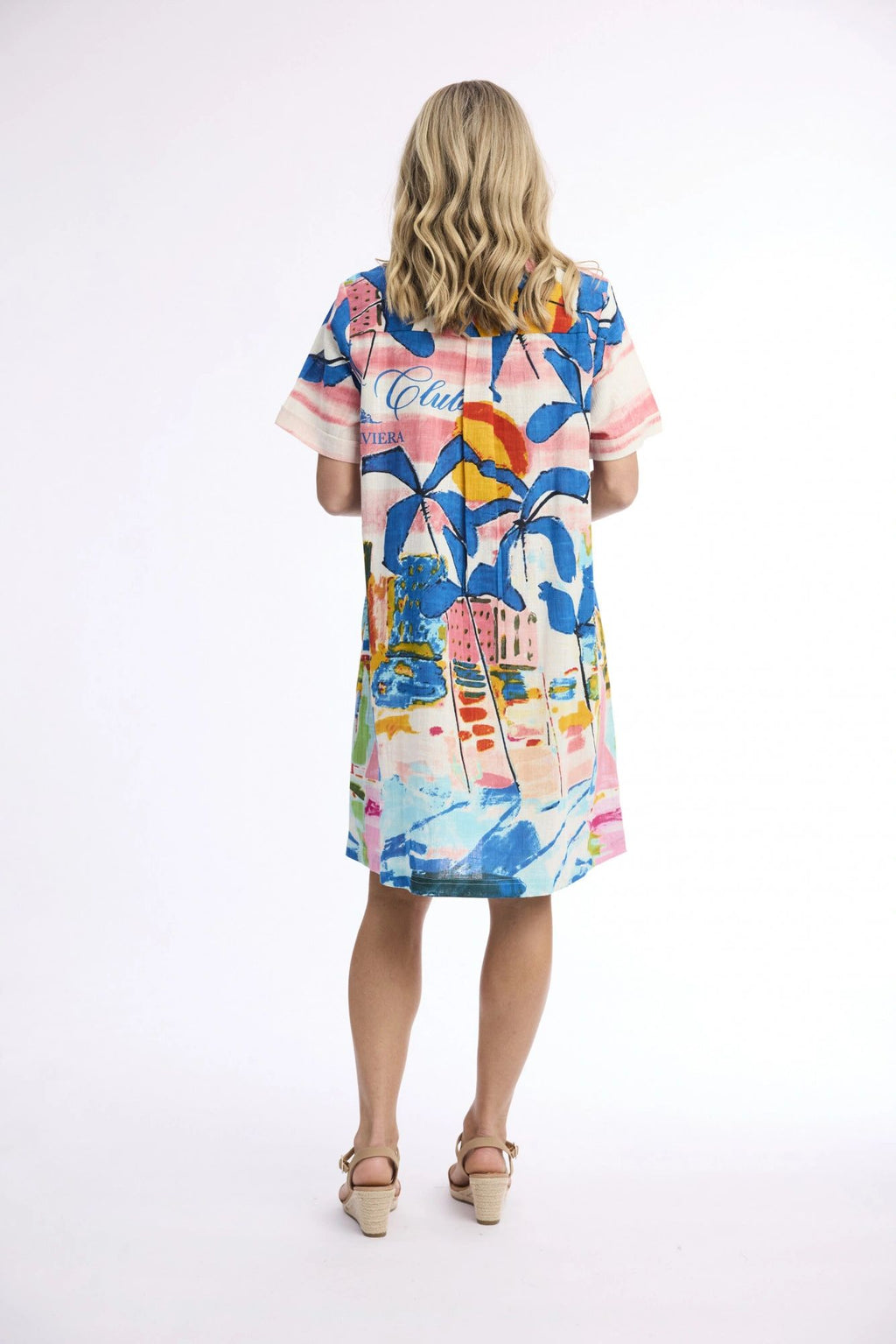 Orientique Yacht Club Collar Boxy Dress