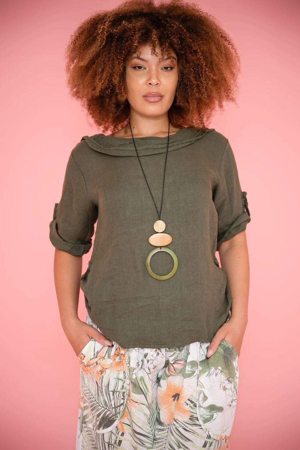 Hepburn Cowl Top