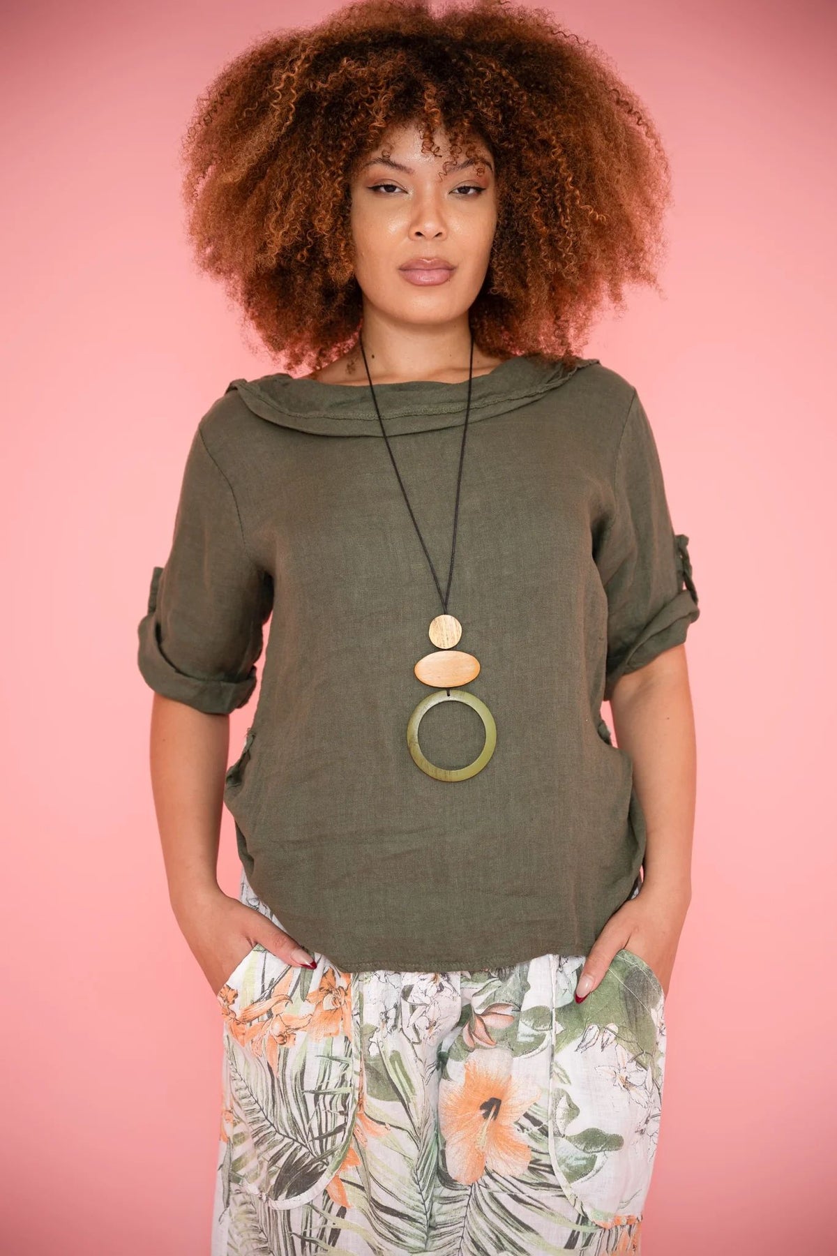 Hepburn Cowl Top