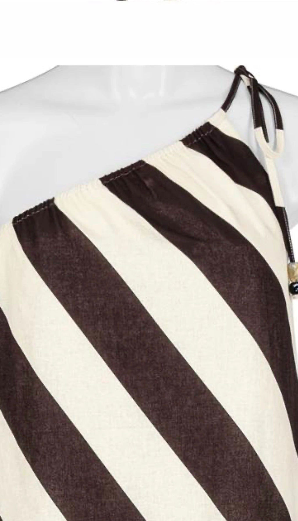 Choc Stripe Maxi Dress