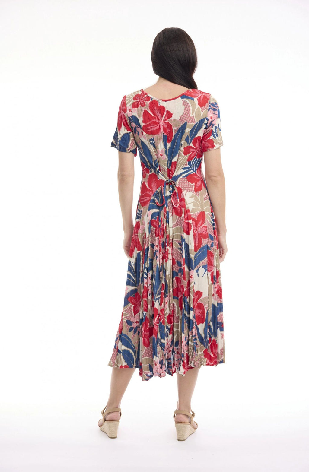 Orientique Cavailon Godet Dress
