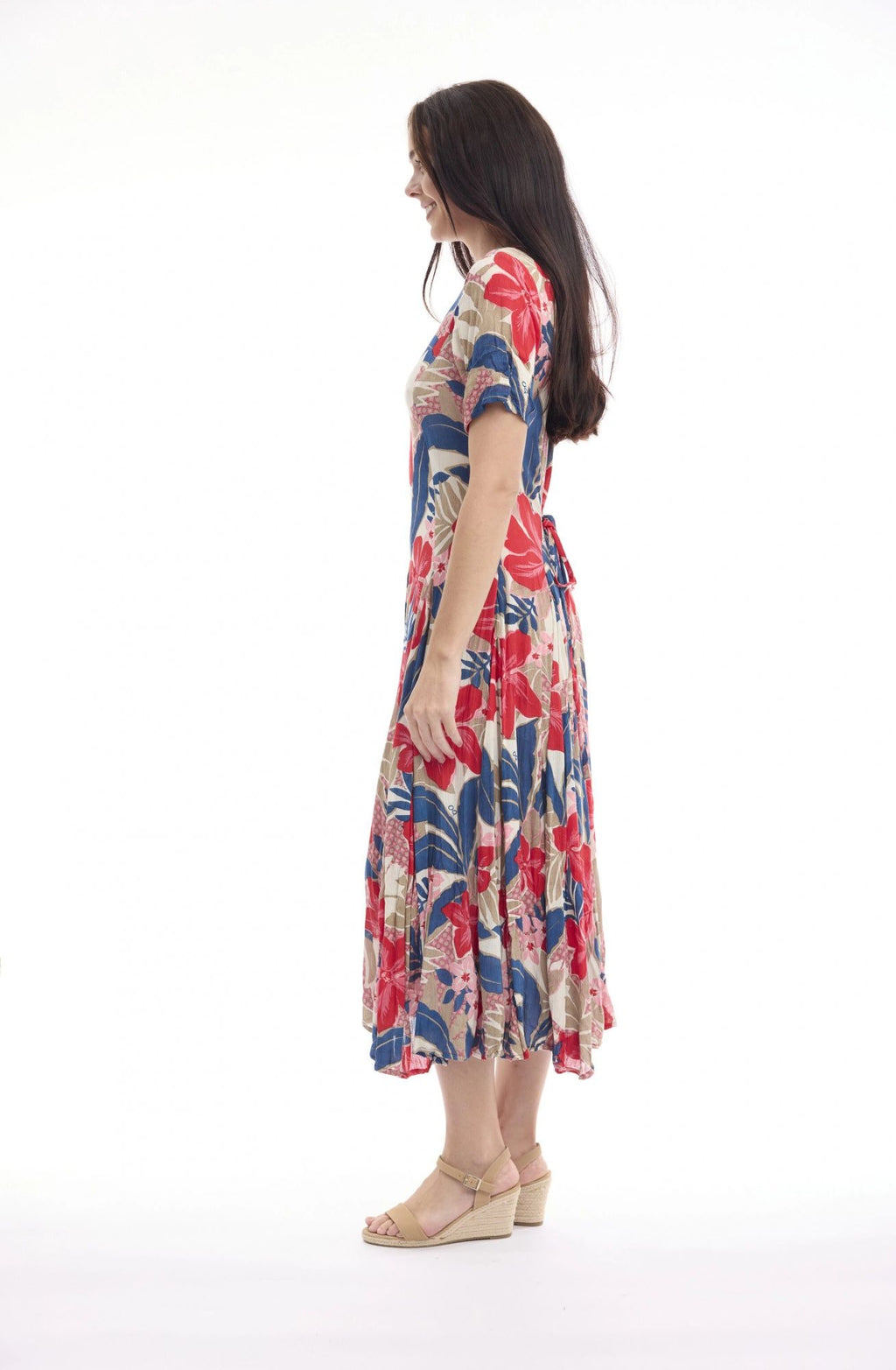 Orientique Cavailon Godet Dress