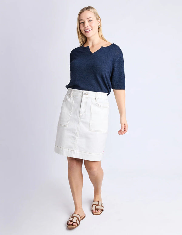 Elm Atlas Denim Skirt Asst Colours