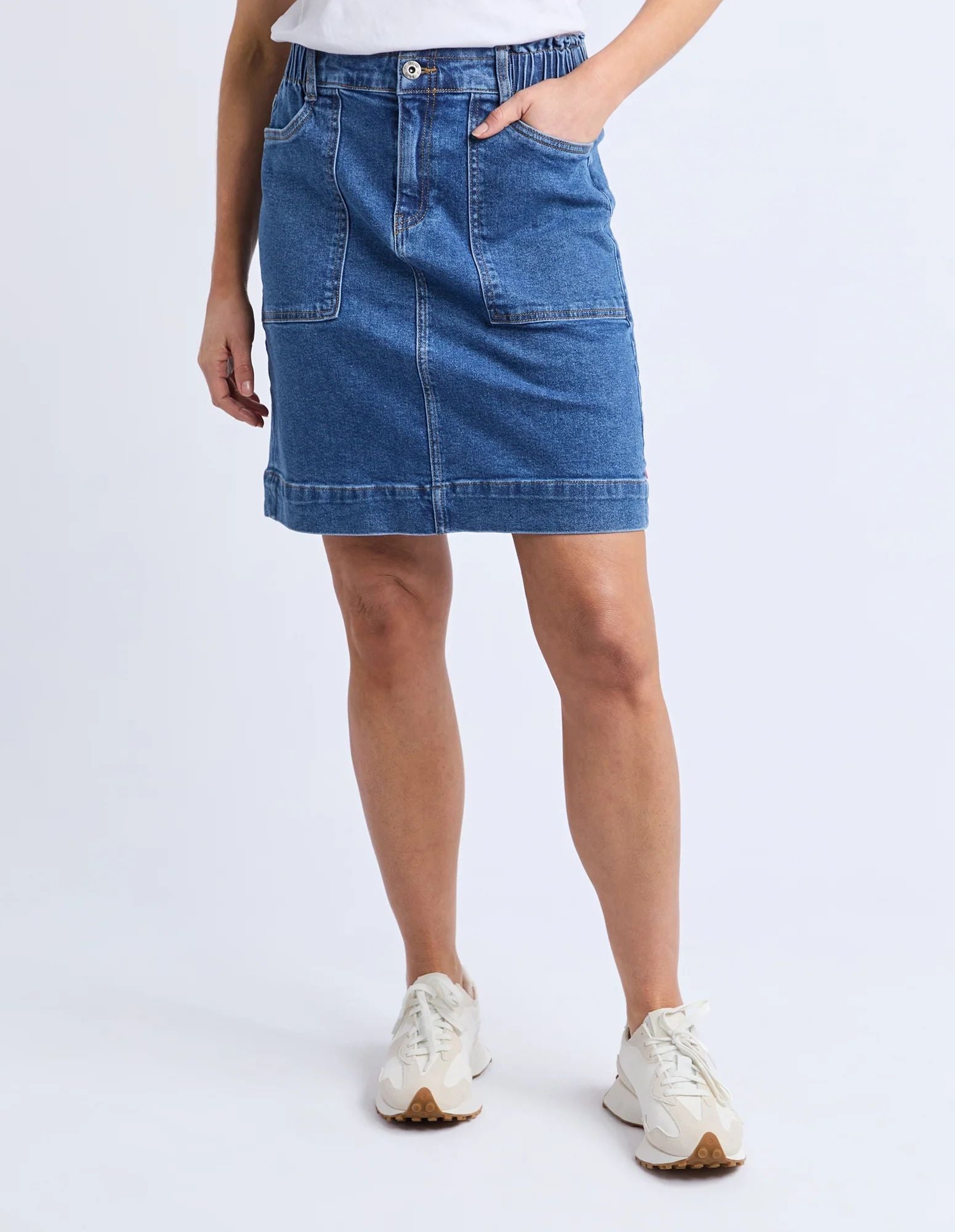 Elm Atlas Denim Skirt Asst Colours Secondary image