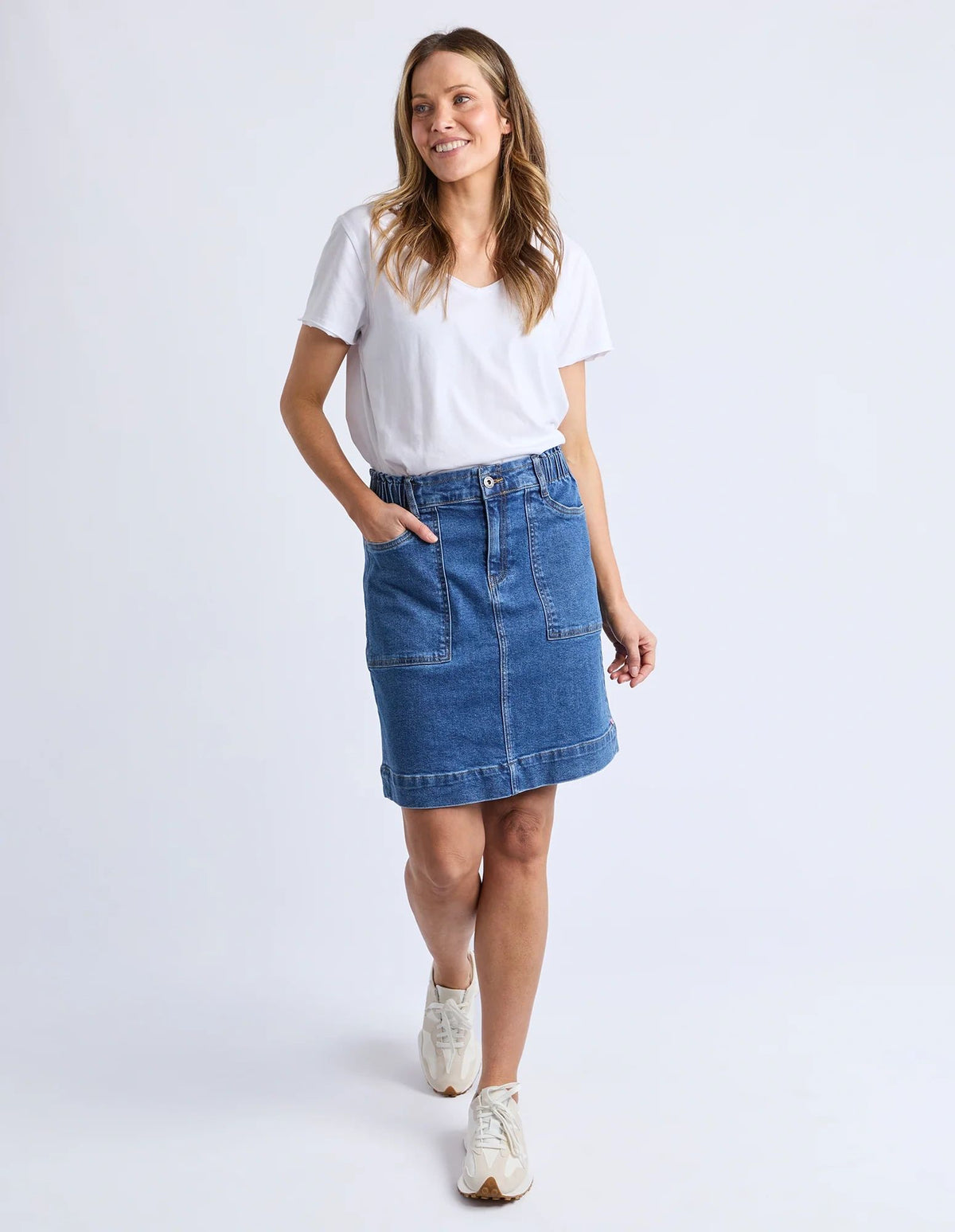 Elm Atlas Denim Skirt Asst Colours