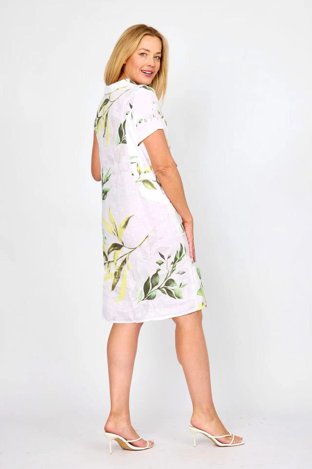Botanical Linen Dress