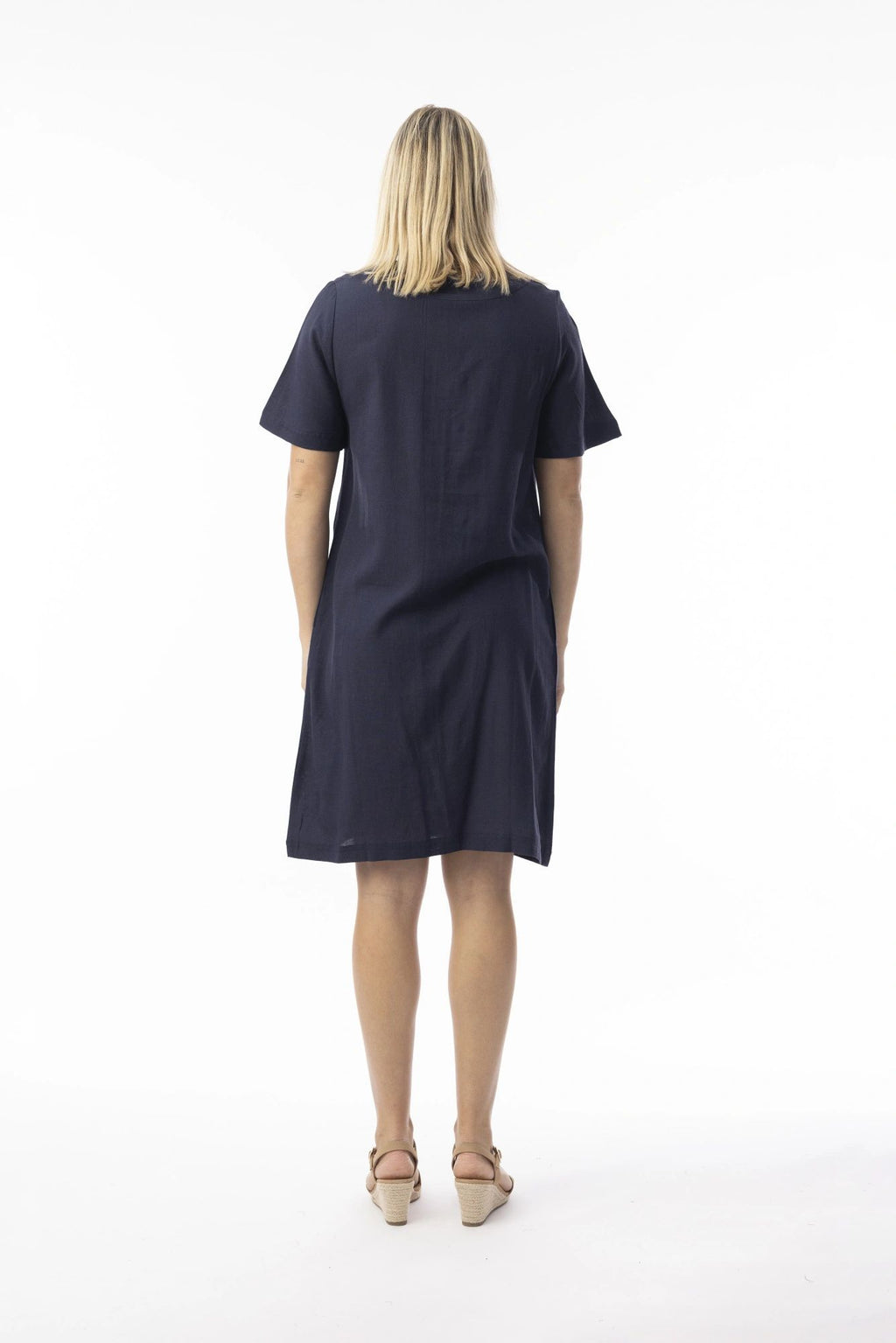 Linen Essentials Dress asst Colours