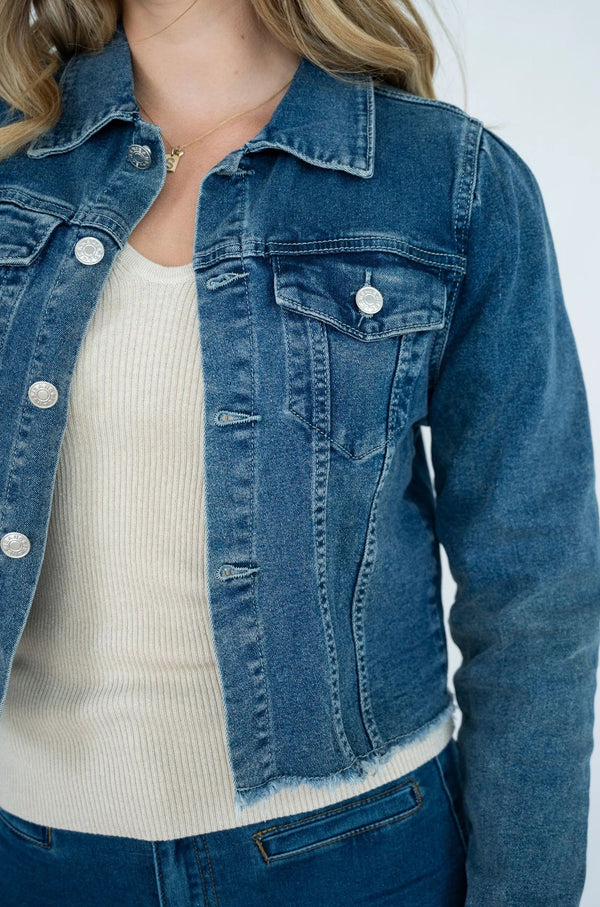 Cropped Denim Jacket