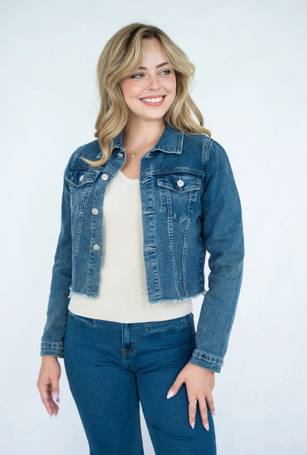 Cropped Denim Jacket