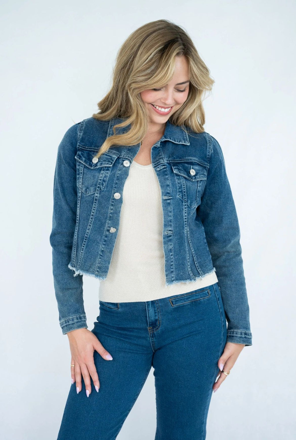Cropped Denim Jacket