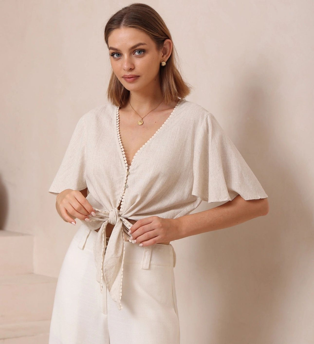 Tie Front Tops