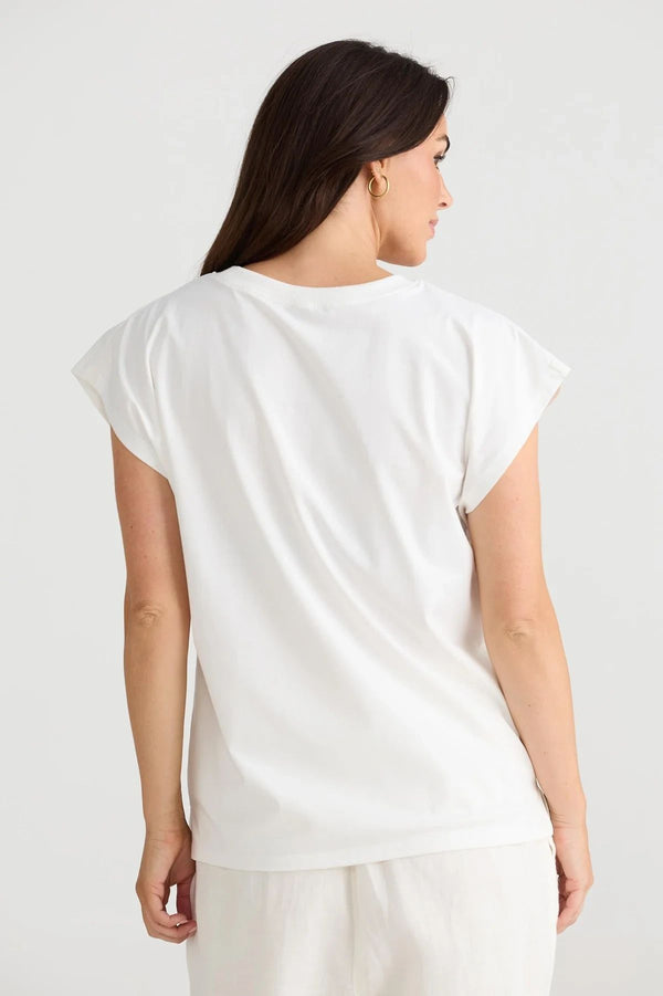 There She Glows Again White Tee
