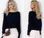 Yours Truly Black Knit Top