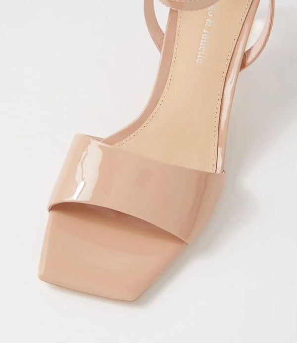 Django and Juliette Rolo Cafe Patent Heels