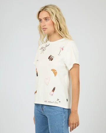 All About Eve Jolie Regular Tee Vintage White