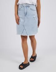 Foxwood Belle Skirt White or Light Denim