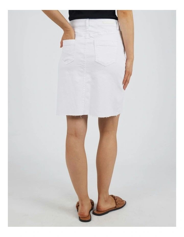 Foxwood Belle Skirt White or Light Denim
