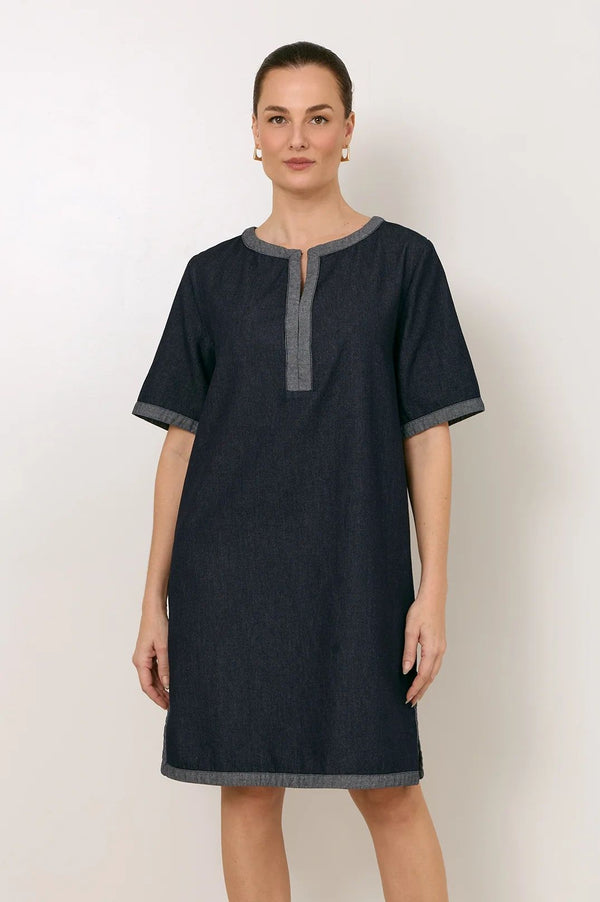Sara Lightweight Short Denim Dress