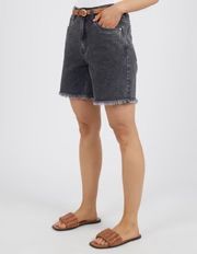 Foxwood Millie Washed Black Shorts