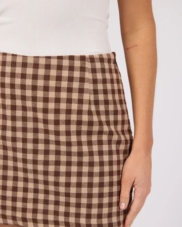 All About Eve Wynn Skort Brown