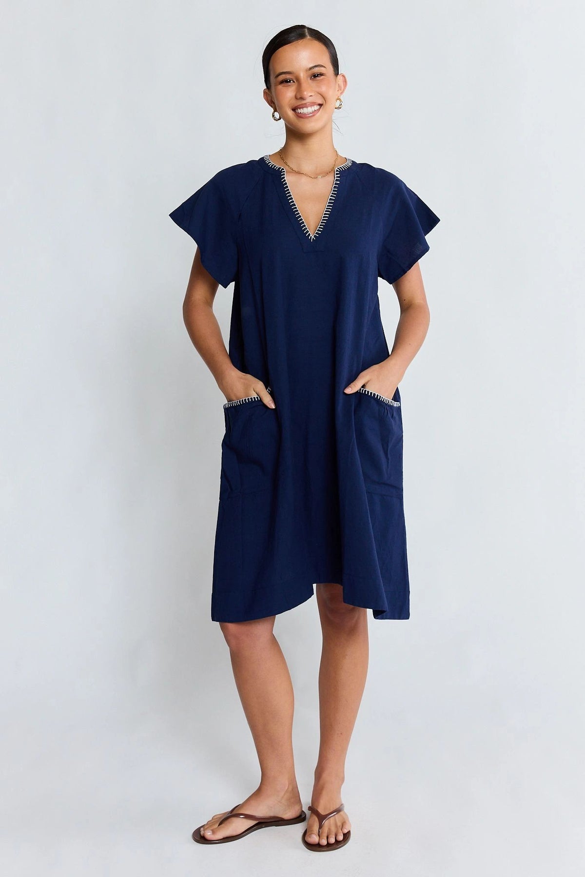 LulaLife Remi Dress Navy