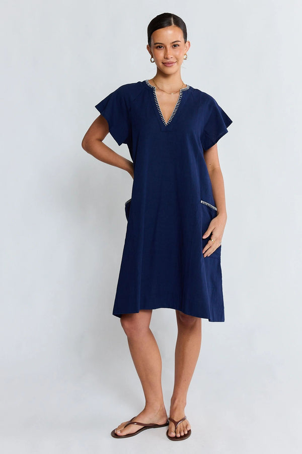 LulaLife Remi Dress Navy