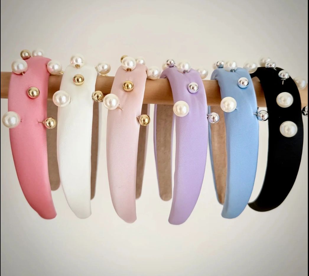 Peggy Pearl Headband Asst Colours Main image