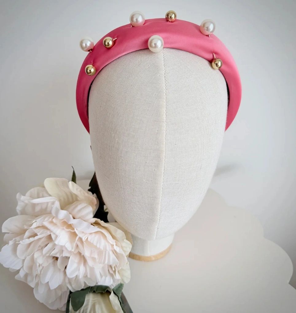 Peggy Pearl Headband Asst Colours