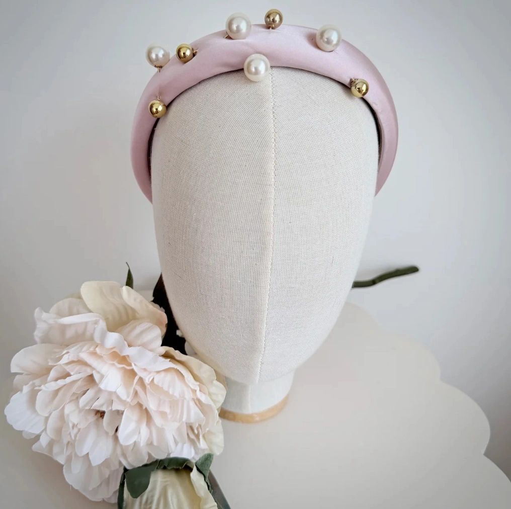 Peggy Pearl Headband Asst Colours