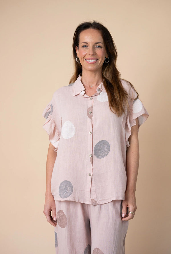 Blush Pink Italian Linen Set