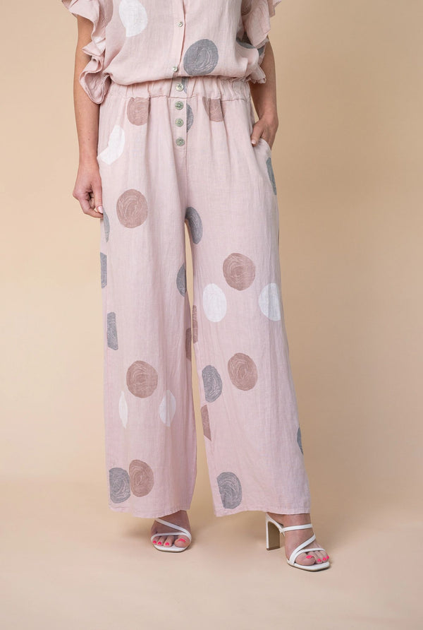 Blush Pink Italian Linen Set