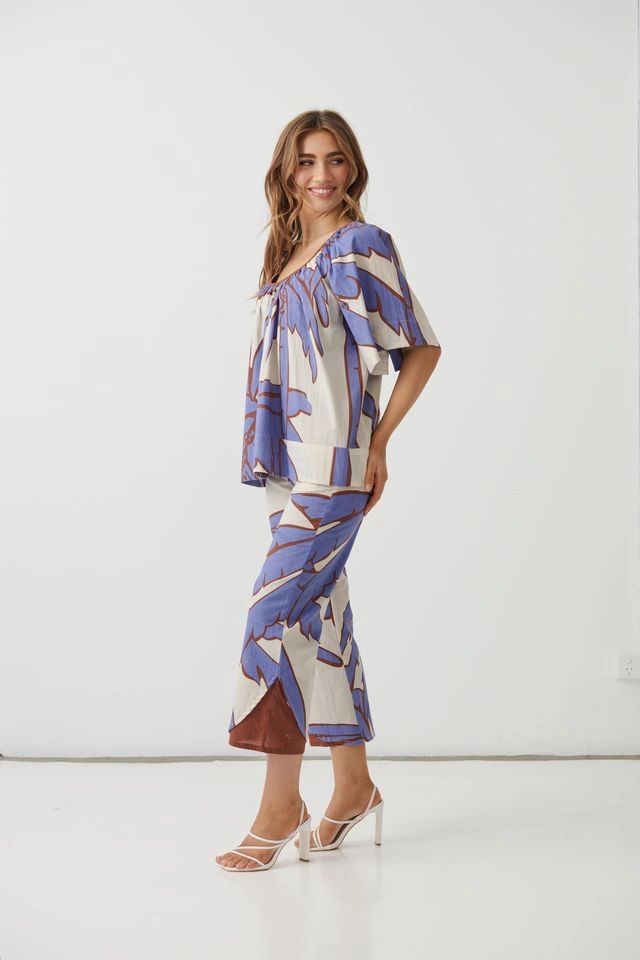 Lilac Palms Pants