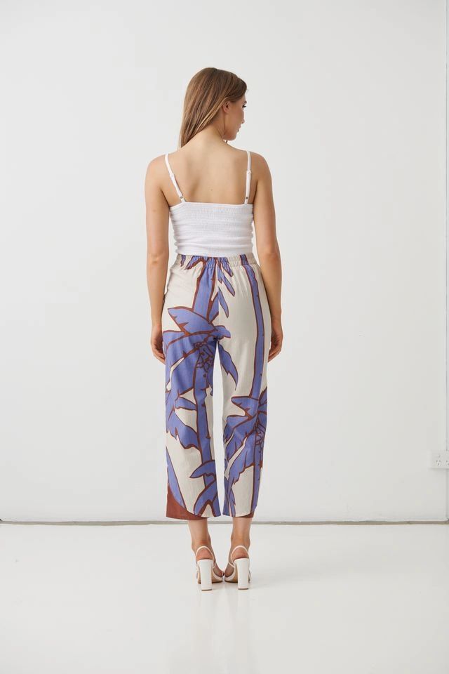 Lilac Palms Pants