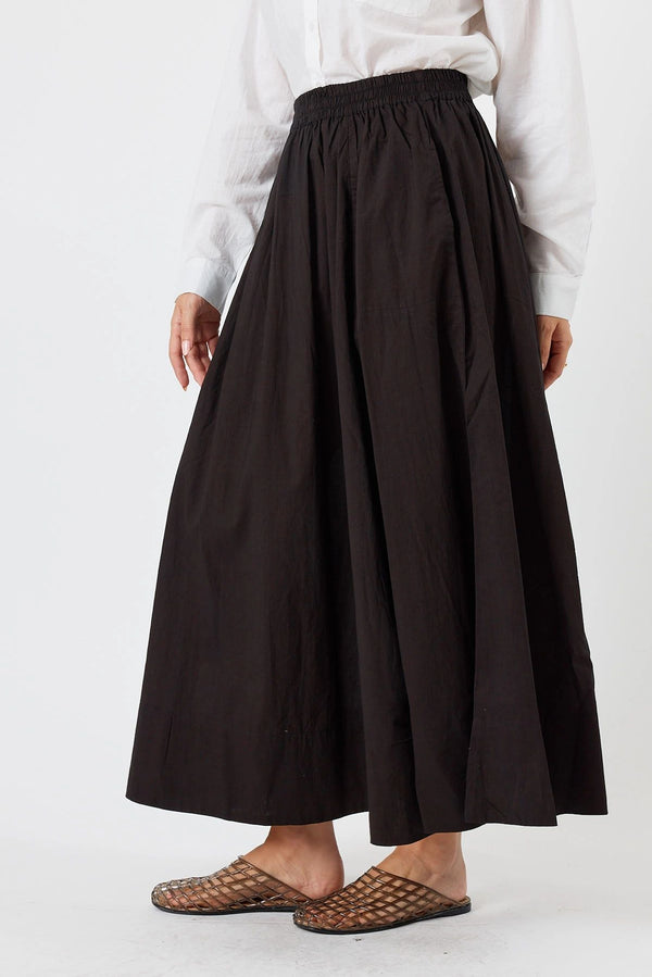 LulaLife Azure Black Skirt