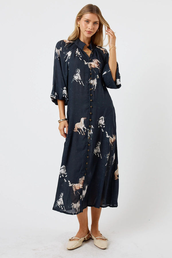 Lulasoul Mustang Midi Dress